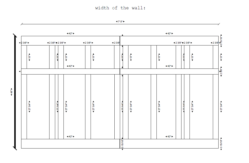 Pre-cut Wall Trim Kit- Wall Molding- Board And Batten- Half Wall Paneling- Wall Wainscoting- Flat Wall Trim- Farmhouse Decor (Copy)