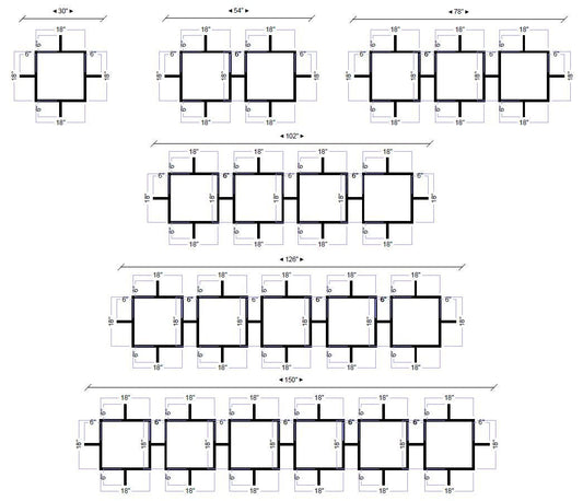 Wall Molding Kit- Paintable Wall Trim- Accent Wall- Wall Squares- Square Paneling- Box Paneling- Wall Paneling Kit- Board and Batten