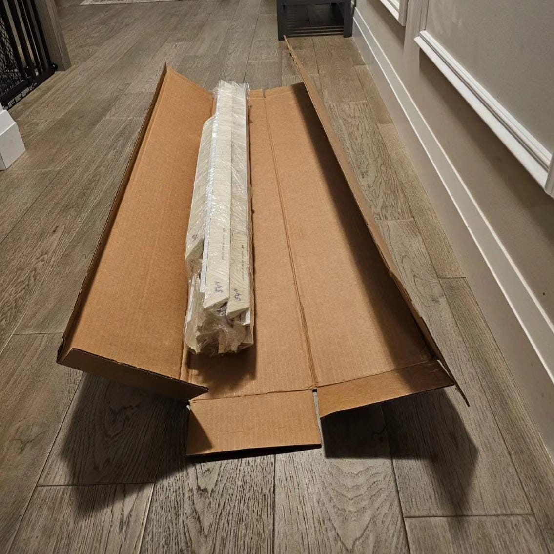 Pre-cut Wall Trim Kit- Wall Molding- Board And Batten- Half Wall Paneling- Wall Wainscoting- Flat Wall Trim- Farmhouse Decor (Copy)