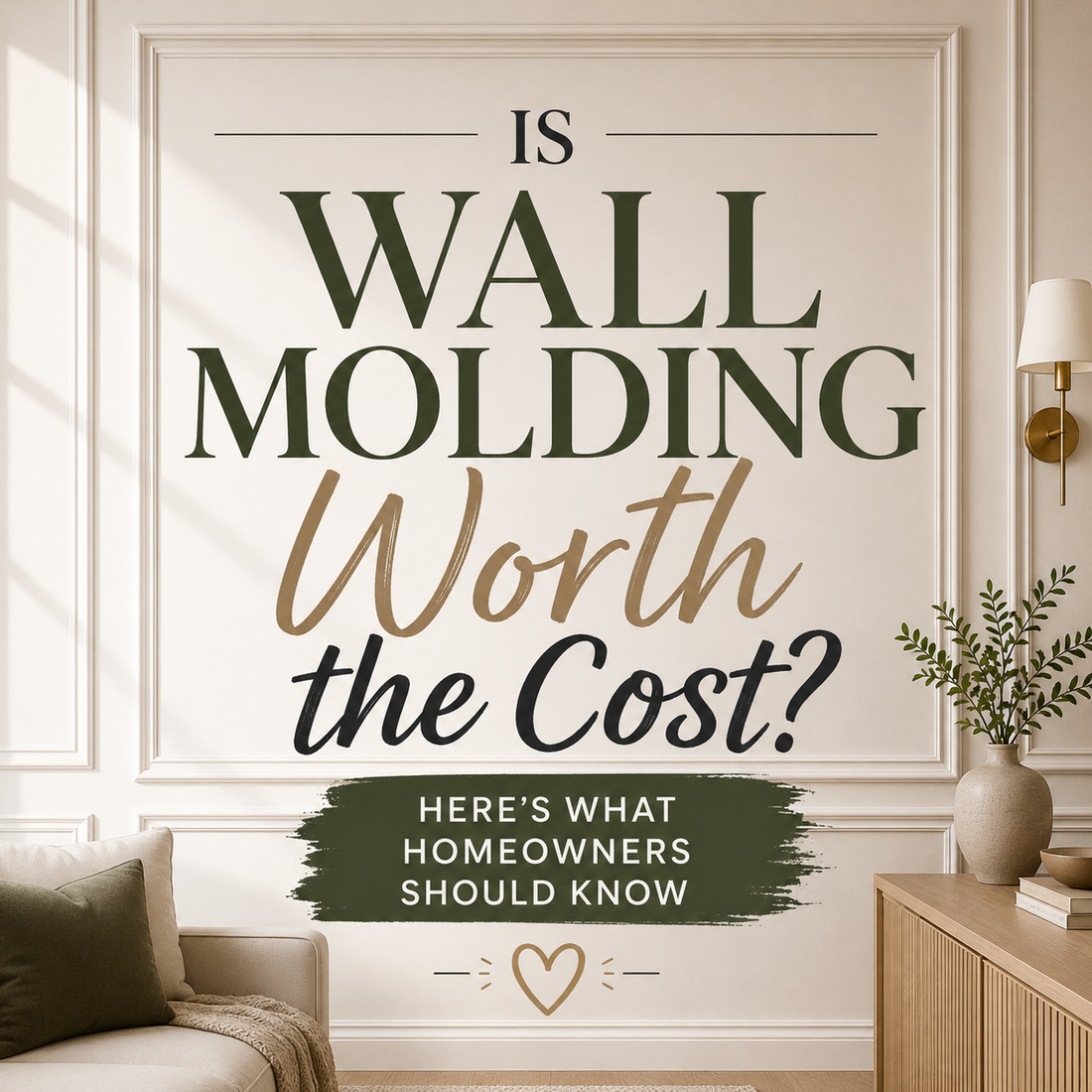 Is Wall Molding Worth the Cost? Here's What Homeowners Should Know