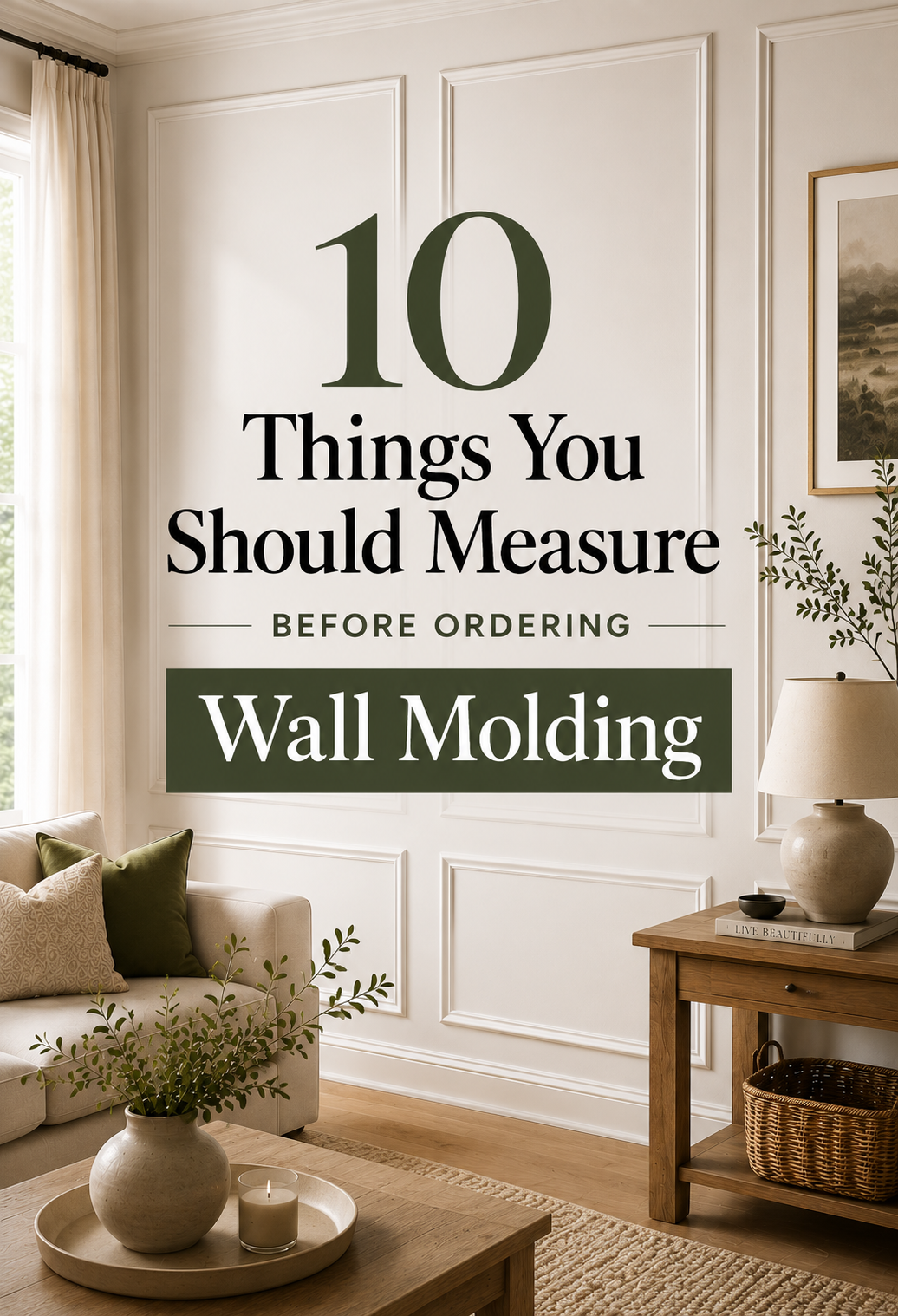 10 Things You Should Measure Before Ordering Wall Molding