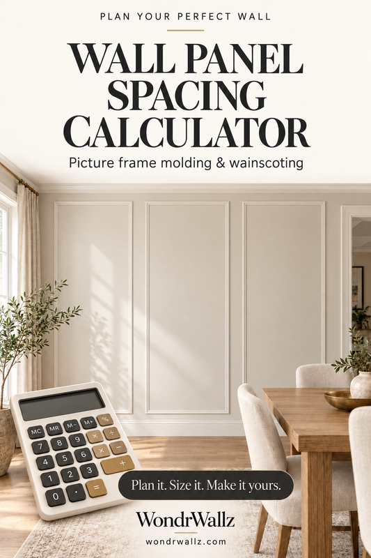 Wall Panel Spacing Calculator: Plan Your Picture Frame Molding and Wainscoting