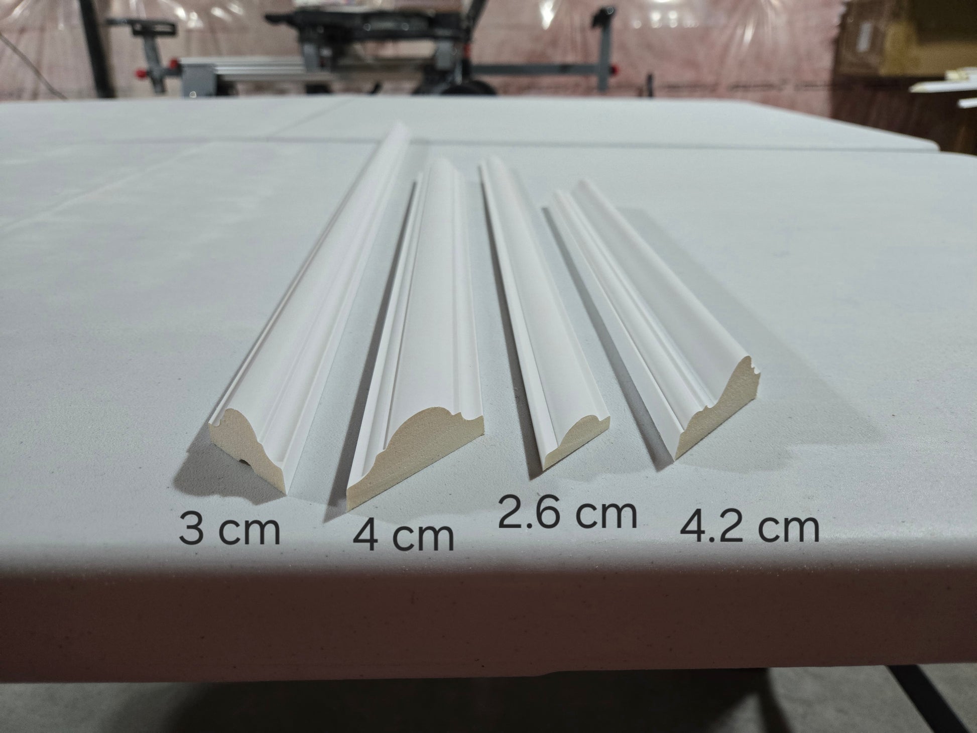 Dark Gray Half Wall Panels – Polyurethane Trim Kit