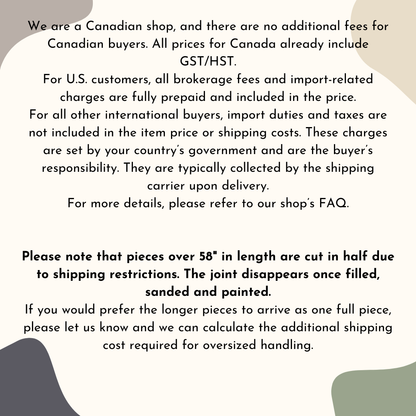 Pre-Cut Door Trim Kit for Hollow Core Doors | Flat Panel Door Molding | Bedroom Accent Door