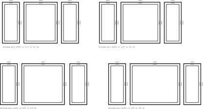 Pre-Cut Accent Wall Molding Kit For Bedroom| Bedroom Accent Wall | Parisian Style Wainscoting Panels