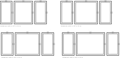 Pre-Cut Accent Wall Molding Kit For Bedroom| Bedroom Accent Wall | Parisian Style Wainscoting Panels