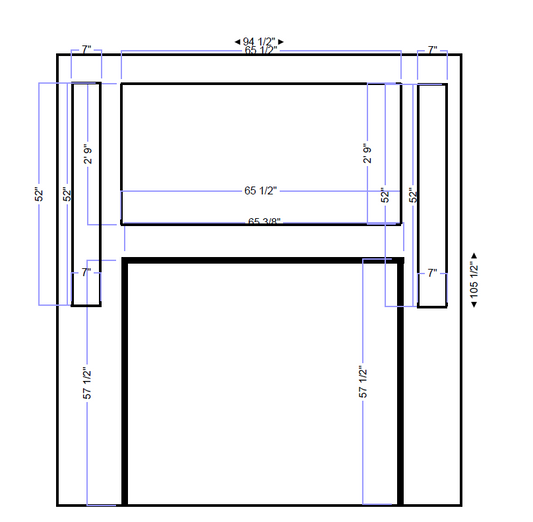 Wall Trim Kit Custom Order for Barb