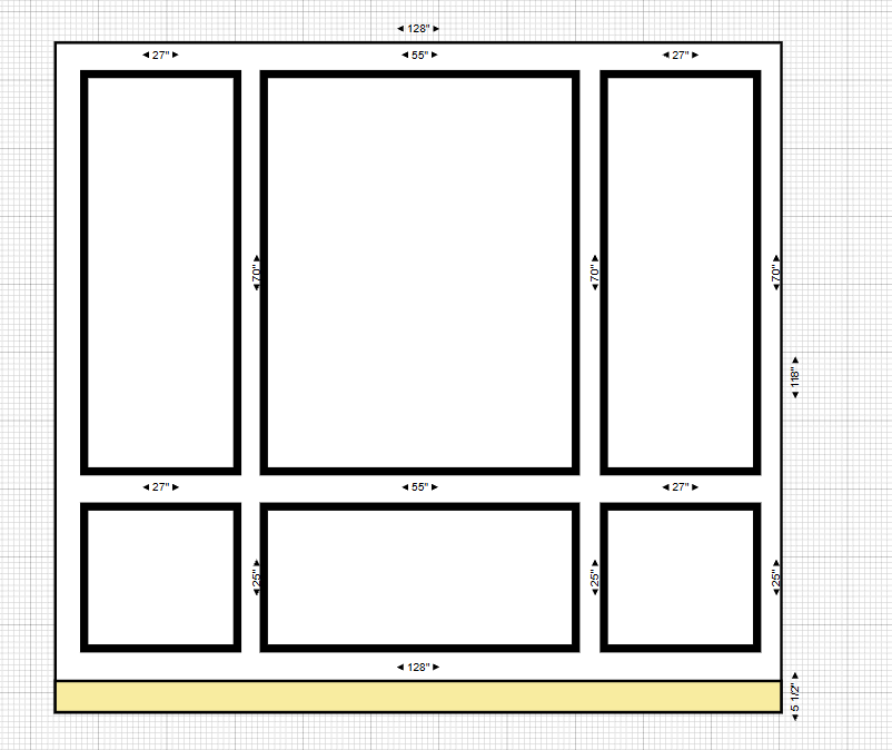 Wall Trim Kit Custom Order for Kristin