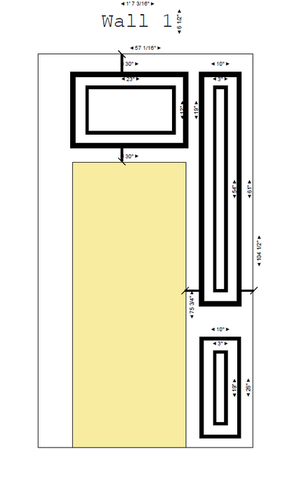 Wall Trim Kit Custom Order for Akeshia