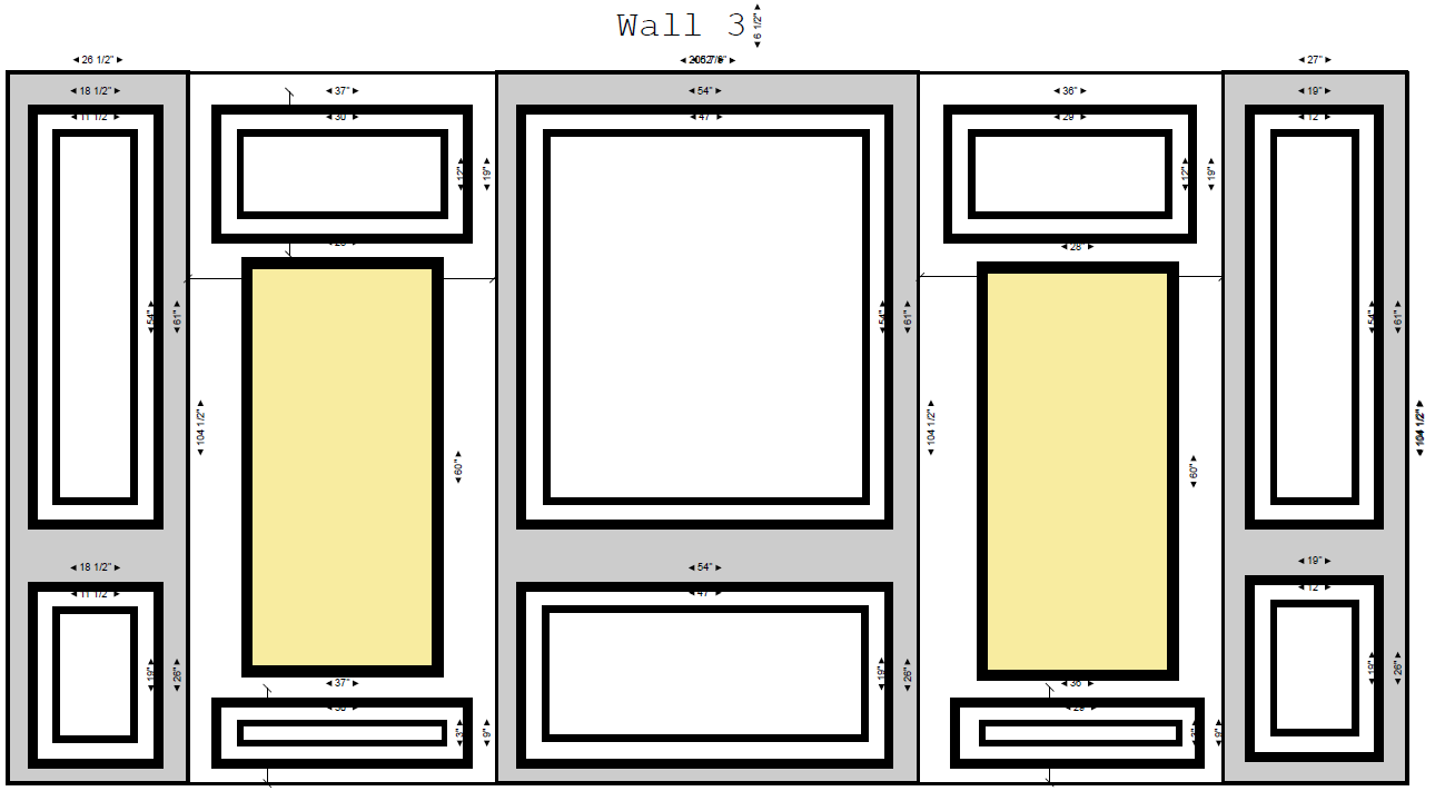 Wall Trim Kit Custom Order for Akeshia