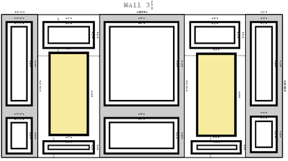Wall Trim Kit Custom Order for Akeshia