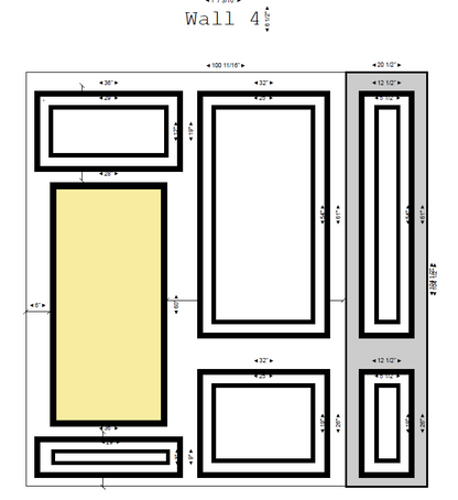 Wall Trim Kit Custom Order for Akeshia