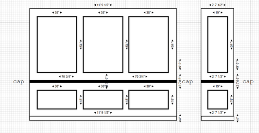 Wall Trim Kit Custom Order for Katie