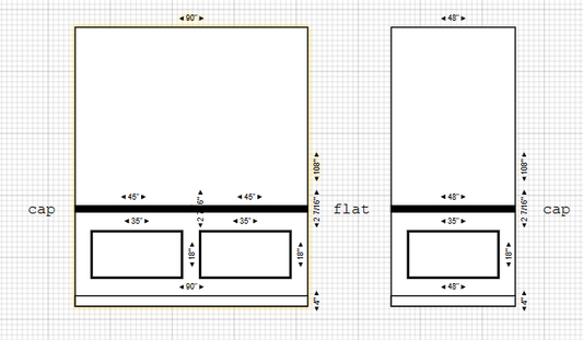 Wall Trim Kit Custom Order for Katie