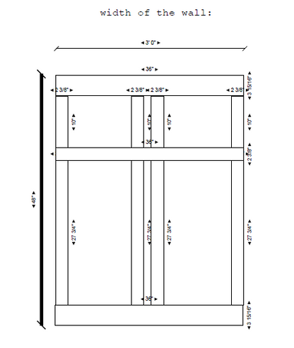 Kit de moulures murales prédécoupées – Moulures et panneaux de lambris – Design de demi-mur à planches et tasseaux – Décoration murale à faire soi-même – Mur d'accent de style ferme et moderne