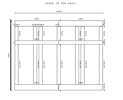 Kit de moulures murales prédécoupées – Moulures et panneaux de lambris – Design de demi-mur à planches et tasseaux – Décoration murale à faire soi-même – Mur d'accent de style ferme et moderne