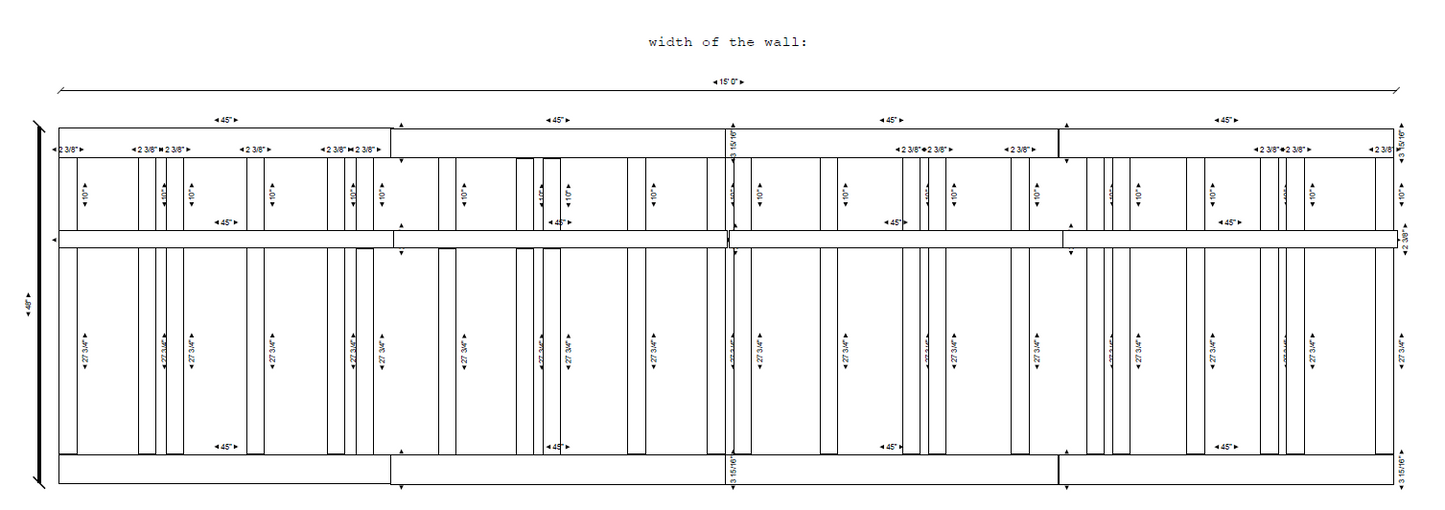 Kit de moulures murales prédécoupées – Moulures et panneaux de lambris – Design de demi-mur à planches et tasseaux – Décoration murale à faire soi-même – Mur d'accent de style ferme et moderne