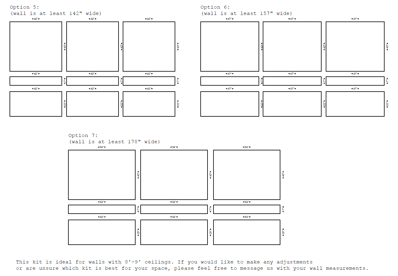Wall Paneling Kit – Pre-Cut Wall Trim | Picture Frame Wainscoting | Home Office Accent Wall | Modern Wall Molding