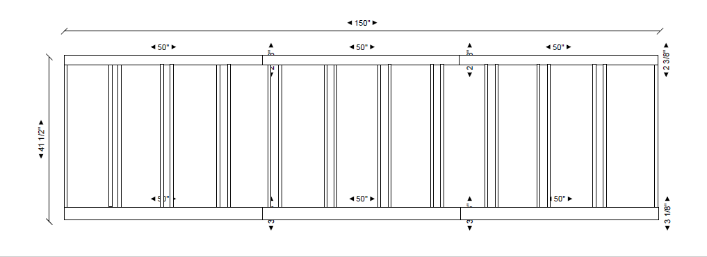 Pre-Cut and Pre-Primed Half Wall Trim Kit| Farmhouse Board and Batten Wall Molding