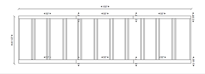 Pre-Cut and Pre-Primed Half Wall Trim Kit| Farmhouse Board and Batten Wall Molding