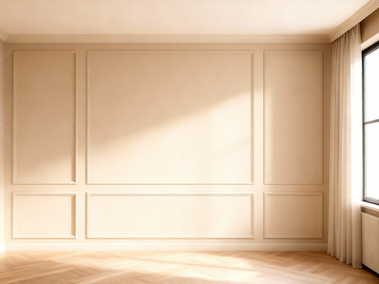 Antique White Accent Trim Kit – Paintable Wall Moulding, 6 Panels