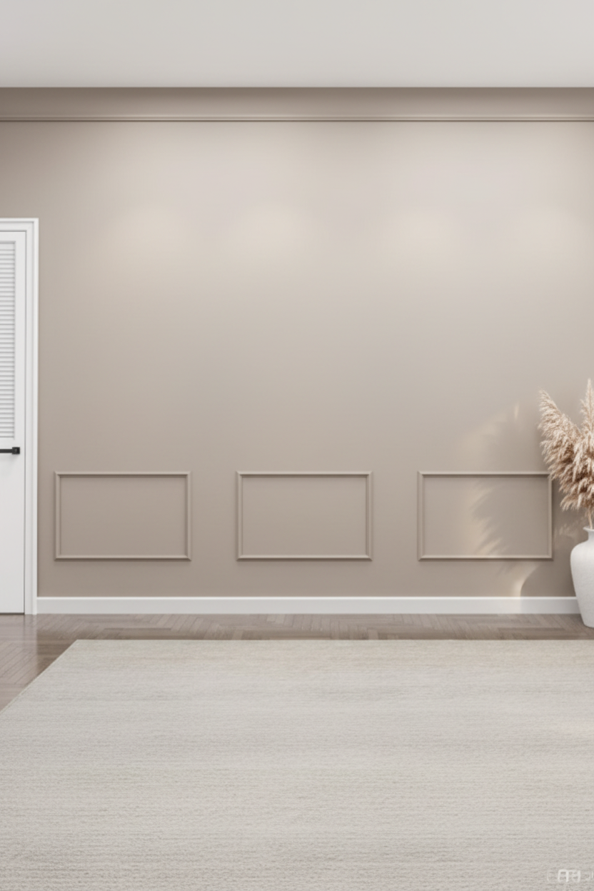Gray Half Wall Panels – Polyurethane Trim Kit