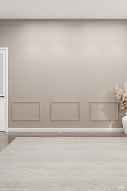 Gray Half Wall Panels – Polyurethane Trim Kit
