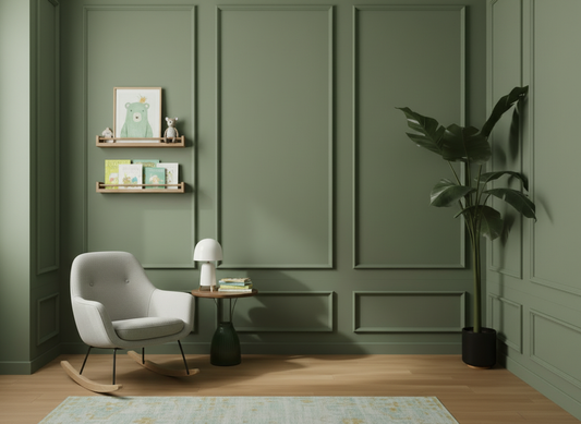 Kit de panneaux muraux - Moulures murales prédécoupées - Moulures murales à peindre - Décor minimaliste pour mur d'accent - Lambris - Style cadre - Long 3 panneaux