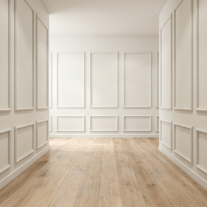 Pre-Cut Wall Trim Kit | Ten Panel Accent Wall | Picture Frame Wainscoting & Modern Molding