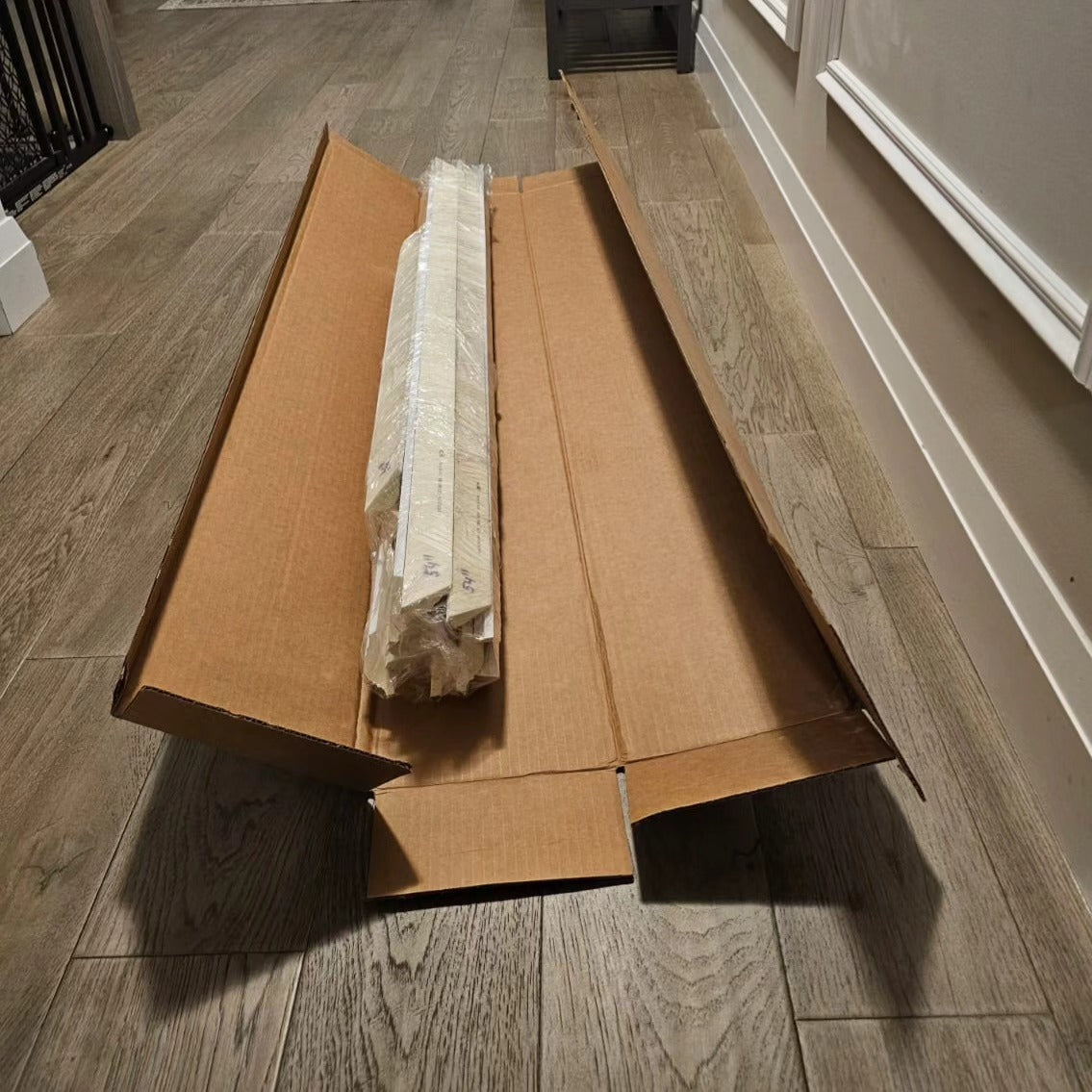 Dim Gray Half Wall Panels – Polyurethane Trim Kit