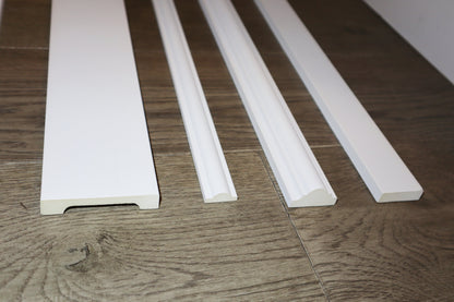 Wall Molding Kit- Paintable Wall Trim- Accent Wall- Square Paneling- Box Paneling- Wall Paneling Kit- Bathroom Wall- Hallway Decor