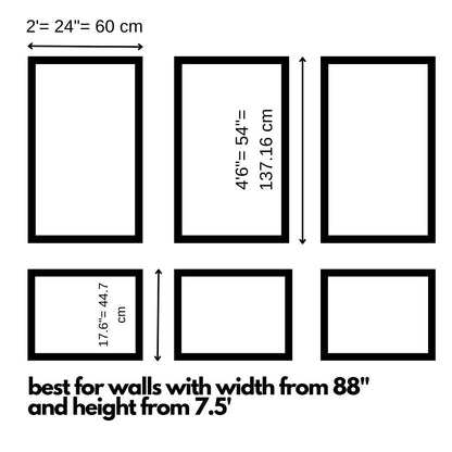 Wall Moulding Kit Wall Trim Accent Wall Paneling Modern Decor Wall Wainscotting Picture Frame Style Paneling Polyurethane Like Wood- 3 Panel