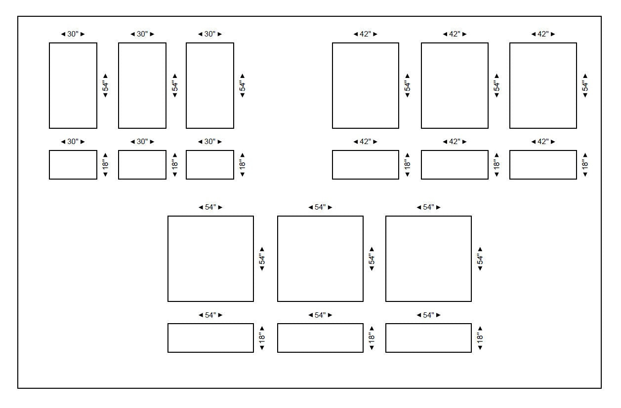 Wall Paneling Kit- Pre-Cut Wall Trim- Accent Wall Minimalist Decor- Wainscoting- Picture Frame Style Polyurethane Molding- 3 Panel