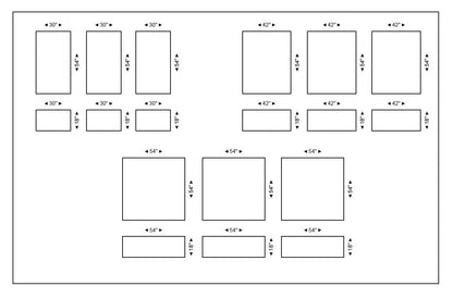 Wall Paneling Kit- Pre-Cut Wall Trim- Accent Wall Minimalist Decor- Wainscotting- Picture Frame Style Polyurethane Molding- 6 Frames
