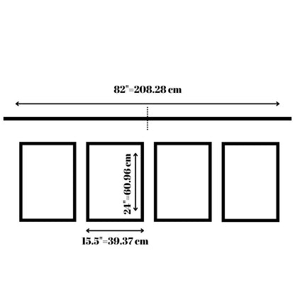 Wall Molding Kit Half Wall Trim - Accent Wall Paneling- Wainscoting- Box Paneling- DIY Wall- Pre-cut and Pre-primed- 4 Panels and Chair Rail