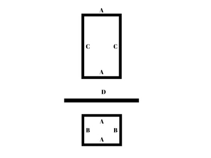 Wall Molding Kit- Wall Trim Accent Wall- Wainscoting- Box Paneling- Polyurethane Molding- 9' Ceiling- 1 Panel and Chair Rail