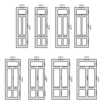 Door Trim Kit- Pre-Cut Door Paneling- Hollow Core Door Trim- Flat Panel Door Decor- Accent Door- Interior Design- Home Decor- Bathroom