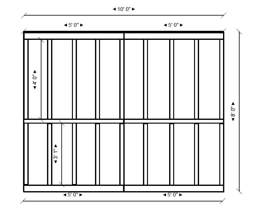 Paintable Wall Molding Kit - Pre-cut Wall Paneling- Accent Wall- Bedroom Wall- Dining Room Wall- Board and Batten- Flat Wall Trim