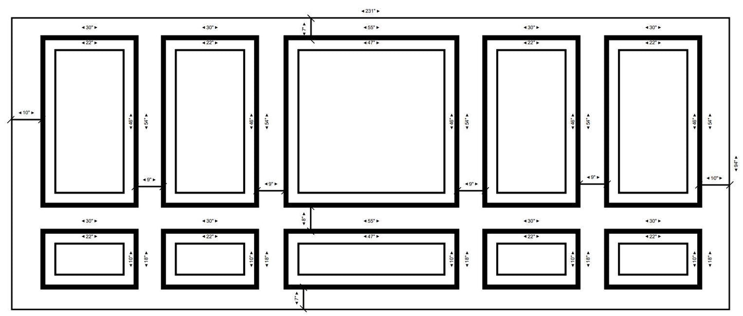 Wall Trim Kit Custom Order for malonekm2