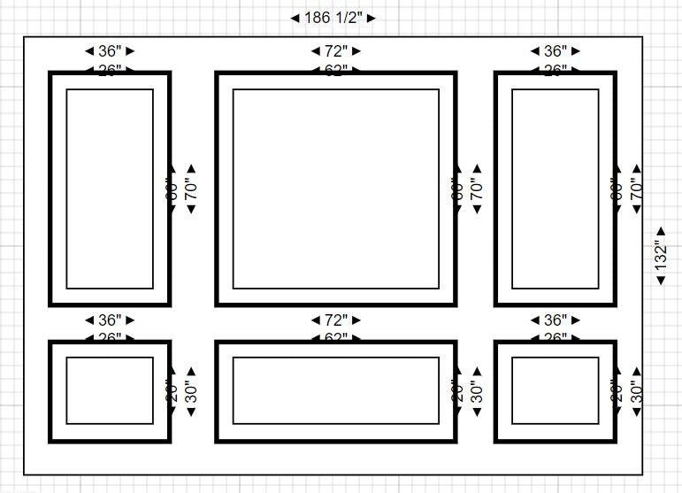 Wall Trim Kit Custom Order for Husam