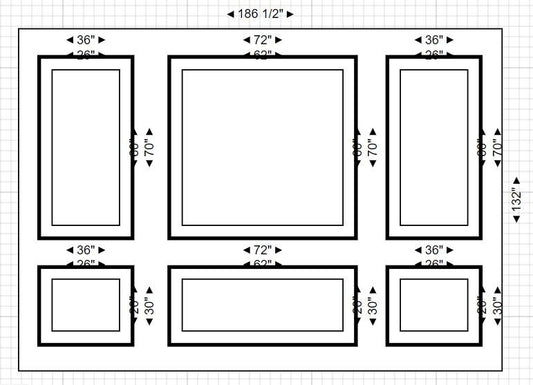 Wall Trim Kit Custom Order for Husam