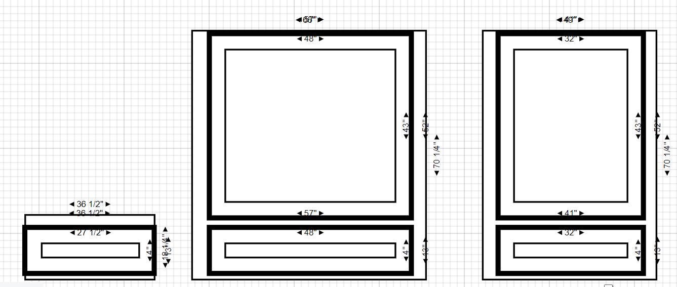 Wall Trim Kit Custom Order for Manuela