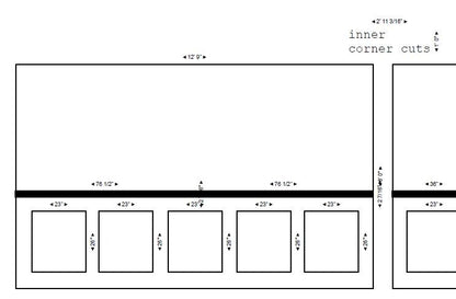 Wall Trim Kit Custom Order for Mairin