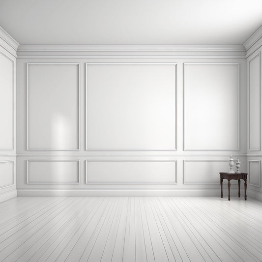 Wall Molding Kit- Wall Trim- Accent Wall Paneling- Paintable Wainscoting- Box Paneling- Living Room Wall- Bedroom Wall- 3 Panels