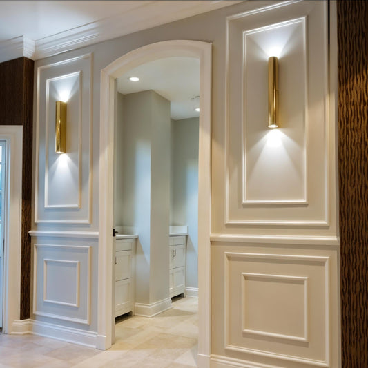 Wall Paneling Kit- Wall Trim- Accent Wall Molding- Paintable Wainscoting- Box Paneling- Bedroom Wall- Nursery Wall- Double Frame