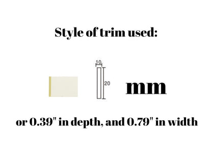 Wall Molding Kit- Paintable Wall Trim Kit- Accent Wall Molding- Pre-Primed Wall Paneling- Modern Wall Decor- Wainscoting Panels- Half Wall