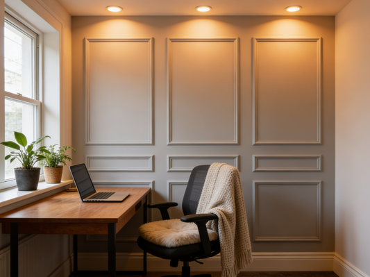 Wall Paneling Kit – Pre-Cut Wall Trim | Picture Frame Wainscoting | Home Office Accent Wall | Modern Wall Molding